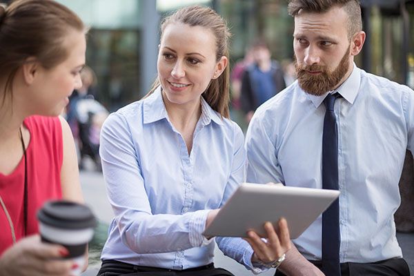 PFI Team Discussing Resource